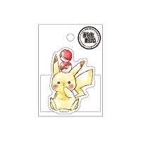 #カミオジャパン(国内販売のみ） ミニデコステッカー PMポケモンAミニデコステッカー  ピカチュウおすわり 219063