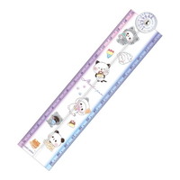 #カミオジャパン 定規 分度器付き折りたたみ定規  もちもちぱんだ 224348