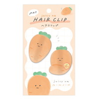 #カミオジャパン ヘアクリップ マットヘアクリップ 0 ジューシーなにんじん 225028