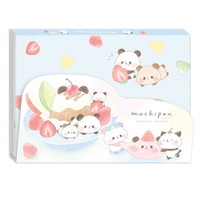 #カミオジャパン メモ ダイカットカバー付メモ 0 もちもちぱんだフルーツパーティ 225234