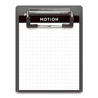 #カミオジャパン メモ MOTiONクリアバインダーメモ  ブラック 225566