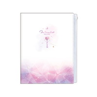 #カミオジャパン ミニメモ ミラクルアラモードファスナー付き6Pファイル 0 ピンク 225571