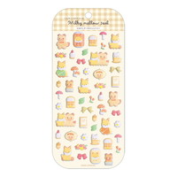 #カミオジャパン ステッカー MILKY MELLOW SEAL 0 たぬきときつねのらんでぶー 225999
