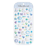 #カミオジャパン ステッカー MILKY MELLOW SEAL 0 おねんねねこちゃん 226001