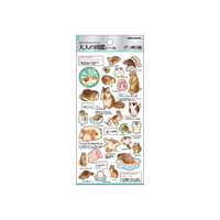 #カミオジャパン 大人の図鑑シール 大人の図鑑シール  げっ歯目 226322