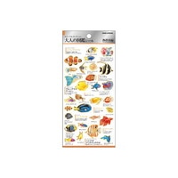 #カミオジャパン 大人の図鑑シール 大人の図鑑シール  熱帯魚 226335