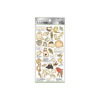 #カミオジャパン 大人の図鑑シール 大人の図鑑シール  日本画の動物 226359