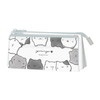 #カミオジャパン ペンケース ゆるにゃーサンカクマルチペンケース  むぎゅねこ 226446