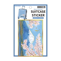 #カミオジャパン ステッカー 大人の図鑑スーツケースステッカー 0 富士桜 226601