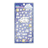 #カミオジャパン シール ジュエルプチドロップステッカー  ぽんぽんシマエナガ 227467