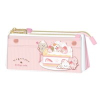 #カミオジャパン ペンケース もぐにゃんサンカクペンケース  いちごケーキ 228233