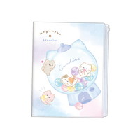 #カミオジャパン クリアファイル もぐにゃんファスナー付き6Pファイル  キャンディ 229681