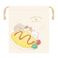 #カミオジャパン 巾着 マチ付き巾着  もぐにゃん 229786