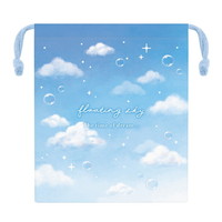 #カミオジャパン 巾着 マチ付き巾着  FLOATING SKY 229798