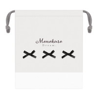 #カミオジャパン 巾着 マチ付き巾着  BLANOIRリボン 229807