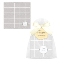 #カミオジャパン  プチギフトタオルIN巾着  シマエナガ 231045