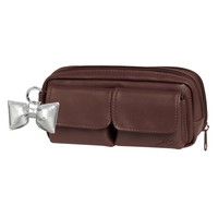 #カミオジャパン  ボストンポップペンケース  ブラウン 231444