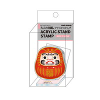 #カミオジャパン  大人の図鑑アクリルスタンドスタンプ  だるま 232073