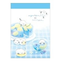 #カミオジャパン ミニメモ ずっとシマエナガミニメモ  おやつなエナガ 234388