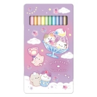 #カミオジャパン 色鉛筆 新学期缶ケース入り12色色鉛筆  もぐにゃん 234476