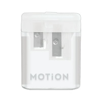 #カミオジャパン 鉛筆削り 新学期MOTiONツイン鉛筆削り  クリアホワイト 234723