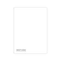 #カミオジャパン 下敷き 新学期MOTiON下敷き  クリアホワイト 234801