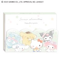 #カミオジャパン(国内販売のみ） メモ CM　T－サンリオダイカットカバー付メモ／お花畑   304088