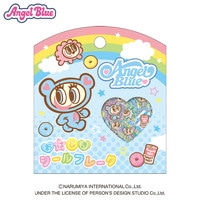 91_#クラックス(国内販売のみ） ステッカー エンジェルブルーオハジキシール  ブルー 122754
