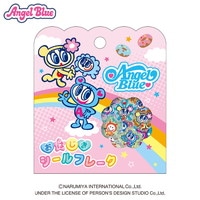 91_#クラックス(国内販売のみ） ステッカー エンジェルブルーオハジキシール  ピンク 122755
