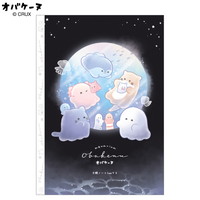 #クラックス ノート オバケーヌロゴテープ方眼ノート  アクアリウム 128477