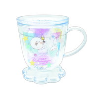 #クラックス キッチン雑貨 カフェ型グリッターカップ  バブエナガ 129627