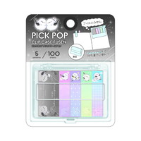 #クラックス 付箋 PICKPOPクリップケース付箋  ノンビリエナガチャン 129828