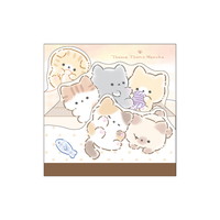 #クラックス メモ帳 ウチノネコチャンダイカットスクエアメモ  ツメツメニャンコ 130421
