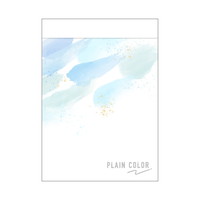 #クラックス メモ PLAIN COLORミニメモ  ブルーペイント 130684
