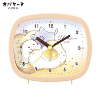 #クラックス インテリア用品 スクエアライトクロック  オバケーヌ 130747