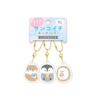#クラックス 身辺雑貨 クリアサンコイチキーホルダー  アニマル 131276