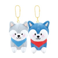 #クラックス 身辺雑貨 ニコヌイキーホルダー  オオカミ 131522