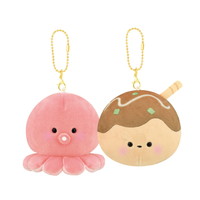 #クラックス 身辺雑貨 ニコヌイキーホルダー  タコ／タコヤキ 131525