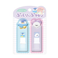 #クラックス 付箋 プックリップ付箋  ペンギントアザラシ 131803