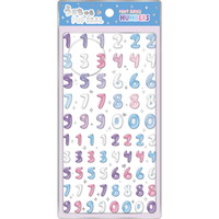 #クラックス シール ウルチュルポップシール  ナンバー･パステル 132048