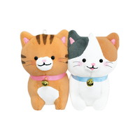 #クラックス 身辺雑貨 ニコヌイキーホルダー  チャトラ･ミケネコ 133113