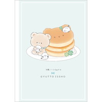 #クラックス ノート ギュッといっしょペタンコ方眼ノート  パンケーキ 133554