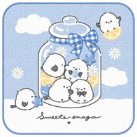 #クラックス 生活雑貨 ミニタオル  スイーツエナガ 133618