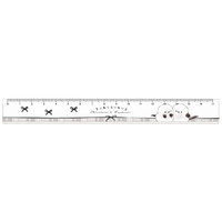 #クラックス 筆記関連小物 スリム定規 １７CM タロチャンズ／シマタロズ 133698