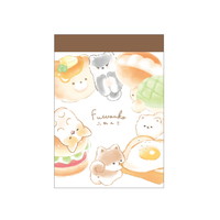 #クラックス メモ フワンコミニメモ  ベーカリー 134805