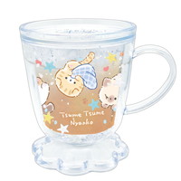 #クラックス キッチン雑貨 カフェ型グリッターカップ  ウチノネコチャン 135424