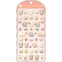 #クラックス ステッカー コットンパフィーシール  クマ 135608