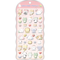 #クラックス ステッカー コットンパフィーシール  アニマル 135609