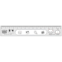 #クラックス 筆記関連小物 プリチールックシャカシャカパーツ入定規 15ｃｍ プリチーアイコン 135855