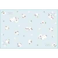 #クラックス ランチ雑貨 長方形ランチクロス  ワタゲノコトリ 136103